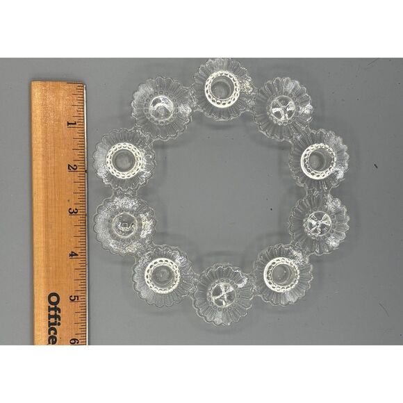 Scandinavian Royal Krona Bellis Candle Holder Sweden with Candles - Picture 6 of 6